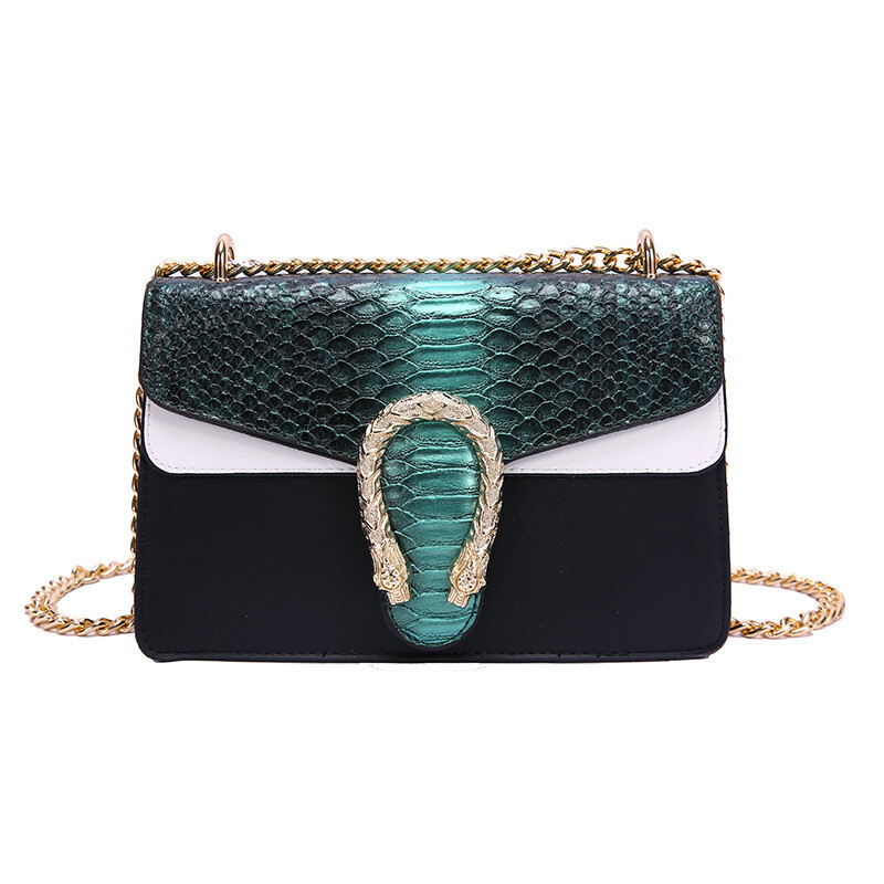 2022 Will Do The New Trendy Bacchus Bag Crocodile Pattern Western Fashion Chain Shoulder Messenger Bag