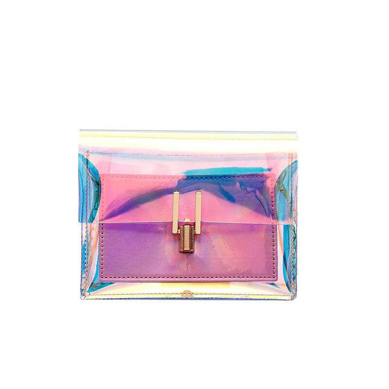 Women Shoulder Bag Fashion holographic Transparent Crossbody Bags Messenger Shoulder Beach bag