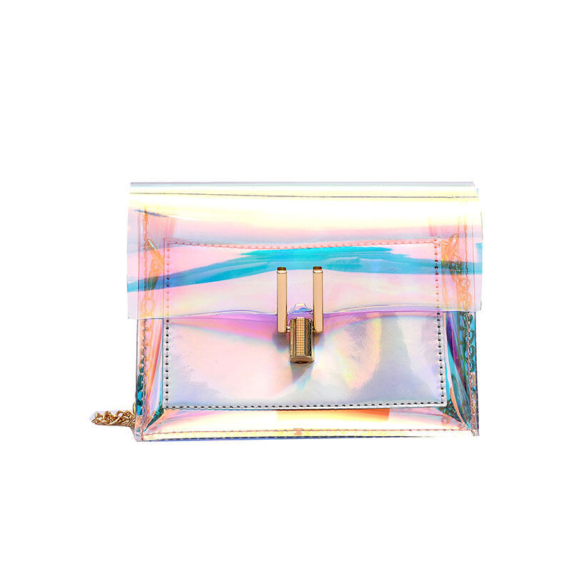 Women Shoulder Bag Fashion holographic Transparent Crossbody Bags Messenger Shoulder Beach bag