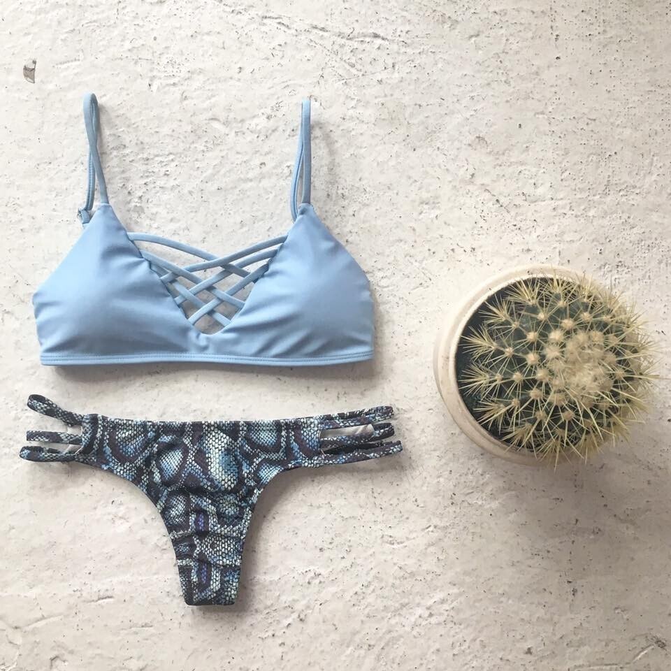  swimsuit printed bikini set