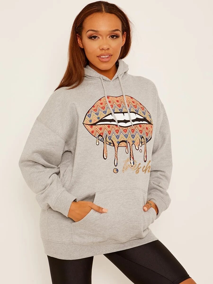 Lips chic hoodie