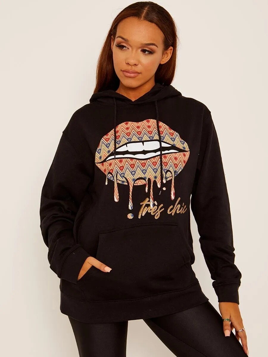 Lips chic hoodie