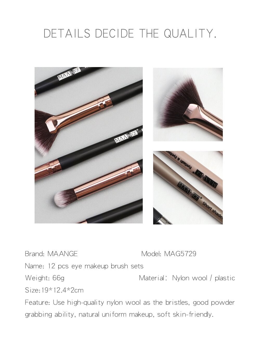 Pro Makeup Brushes Brush Kit Beauty Tool