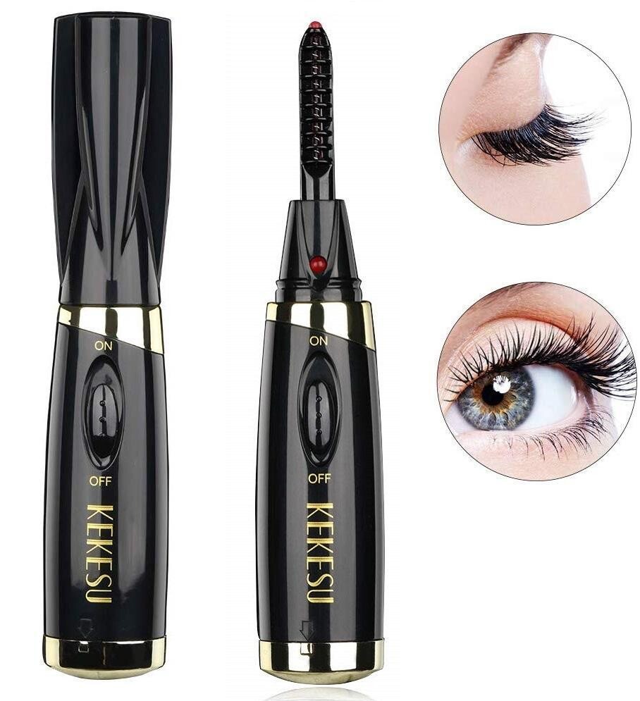 Mini Electric Heated Eyelash Curler Makeup Eye Lasting Beauty Tool SP