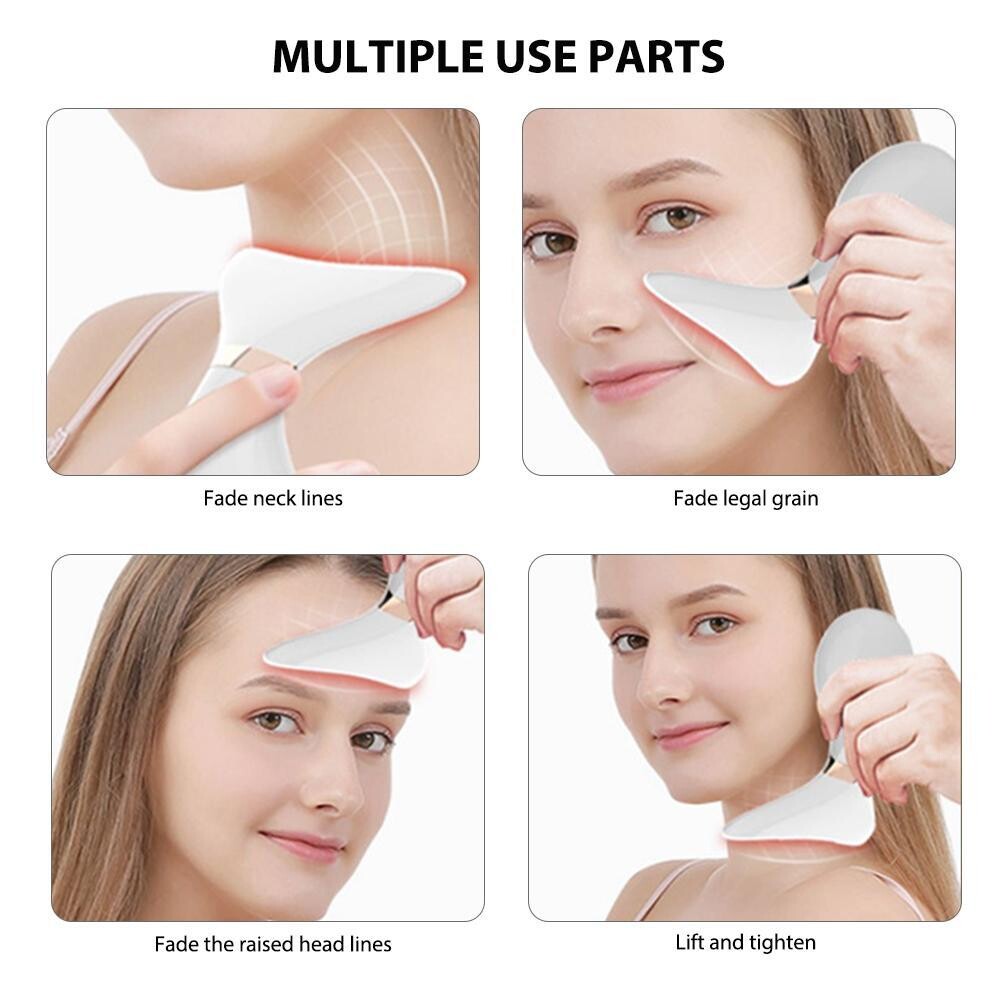 Neck Massager Anti‑Wrinkle Rechargeable Lifting Face Skin Device