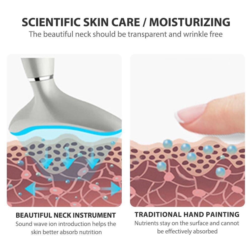 Neck Massager Anti‑Wrinkle Rechargeable Lifting Face Skin Device