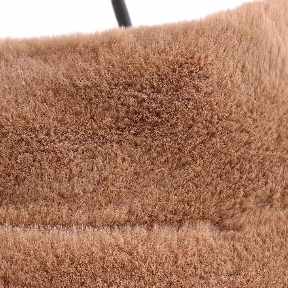 Faux Fur Coat Women Winter Jacket Zipper Cardigan