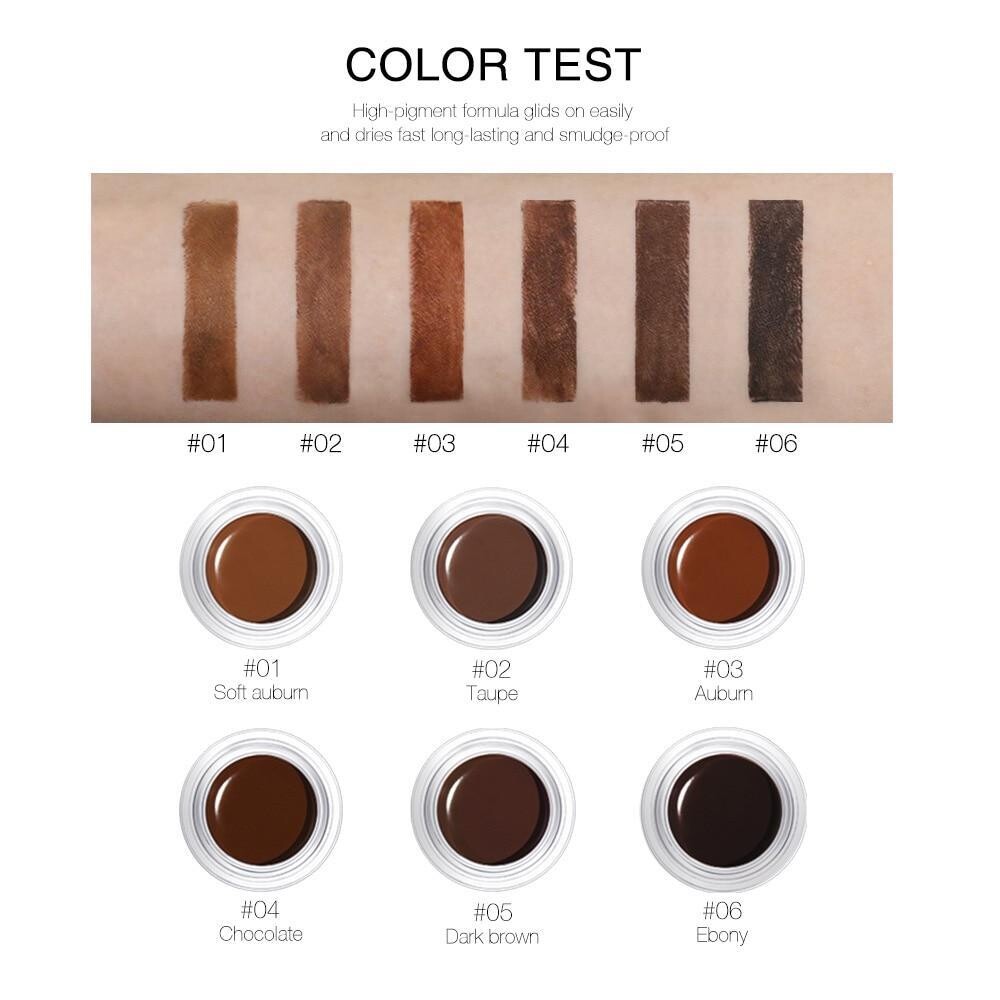 Eyebrow Gel 6 Colors 3D Natural Brown Eye Brow Shade Make Up