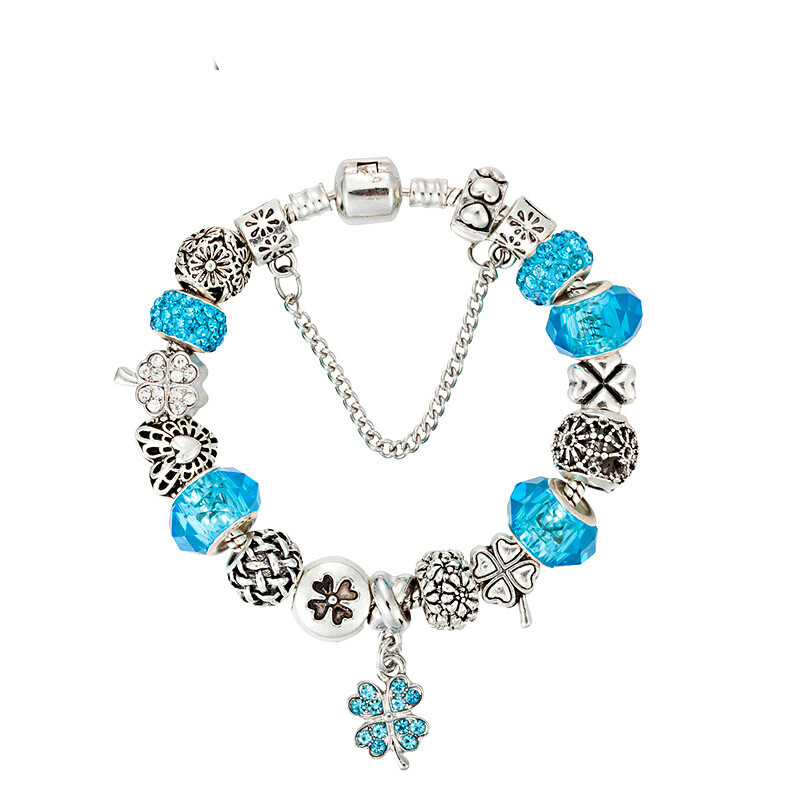 Crystal Enamel Beads Charm Beads Bracelet 