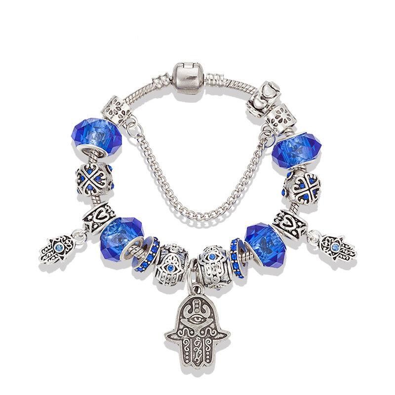 Crystal Enamel Beads Charm Beads Bracelet 