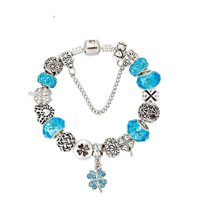 Crystal Enamel Beads Charm Beads Bracelet 