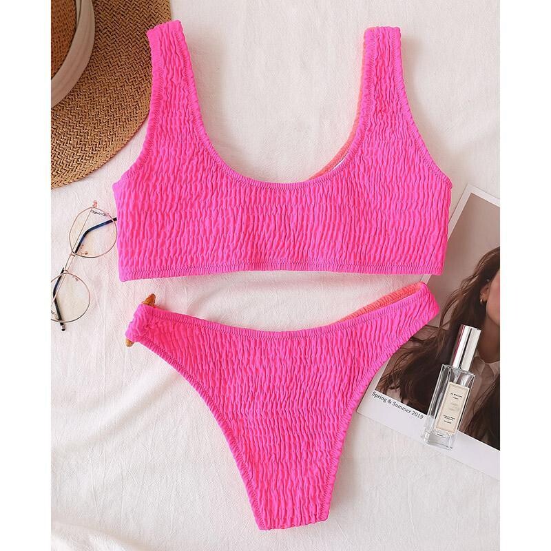 Push Up Bikinis Sexy Women Patchwork Swimwear