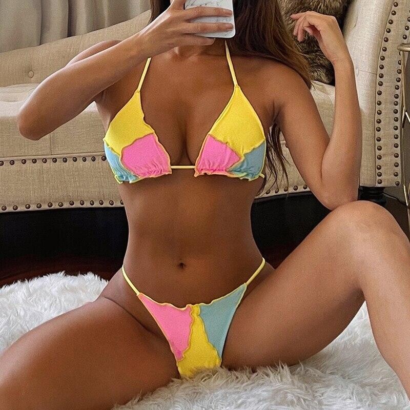 Triangle String Micro Swimsuit