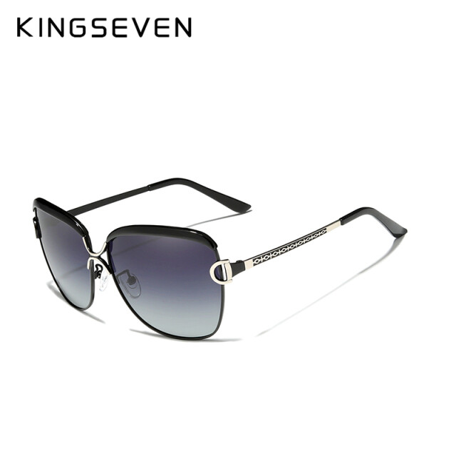 KINGSEVEN Fashion new arrival Sunglasses Women Popular Brand Design, Frame Color: Other, Lenses Color: Blue