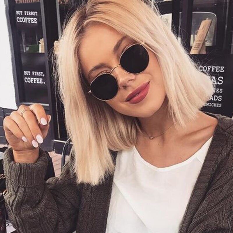Vintage Alloy Women Sunglasses Luxury Brand Designer Classic Small