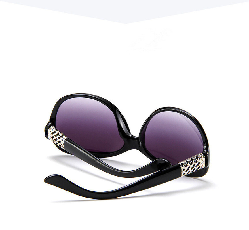 Round Sunglasses Women 2020 Black Oversized Sunglasses Retro Vintage