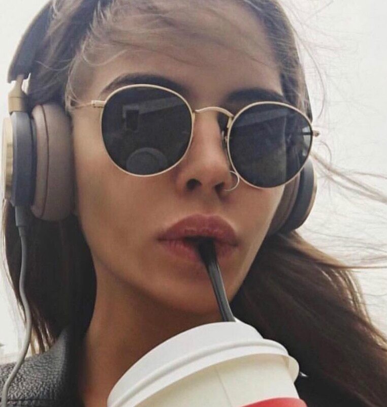 Vintage Alloy Women Sunglasses Luxury Brand Designer Classic Small