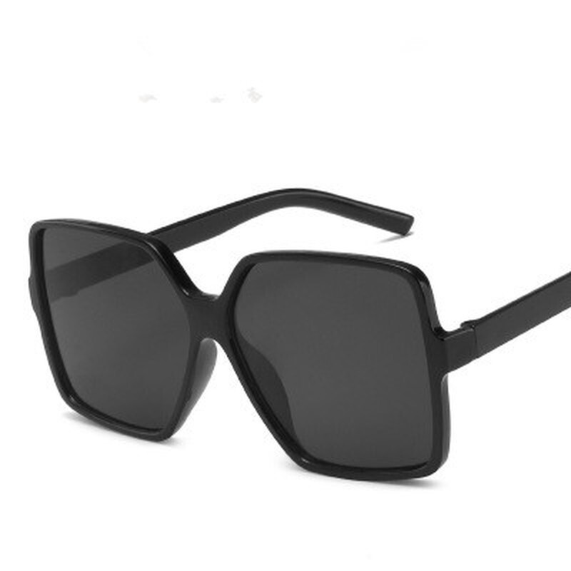 Vintage Oversize Square Sunglasses Women Luxury Big Frame Women Sun