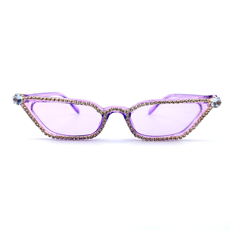 Diamond Cat Eye Sunglasses Women 2020 Luxury Brand Designer Sunglasses