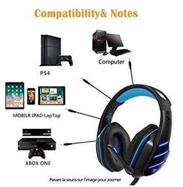 Be Excellent GM3 Pro gaming headsets (RED)