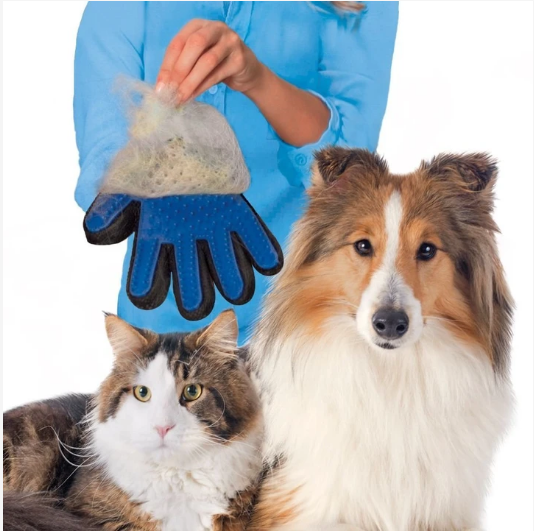 The Perfect Pet Grooming Glove for Dogs and Cats - Deshedding, Massage Glove