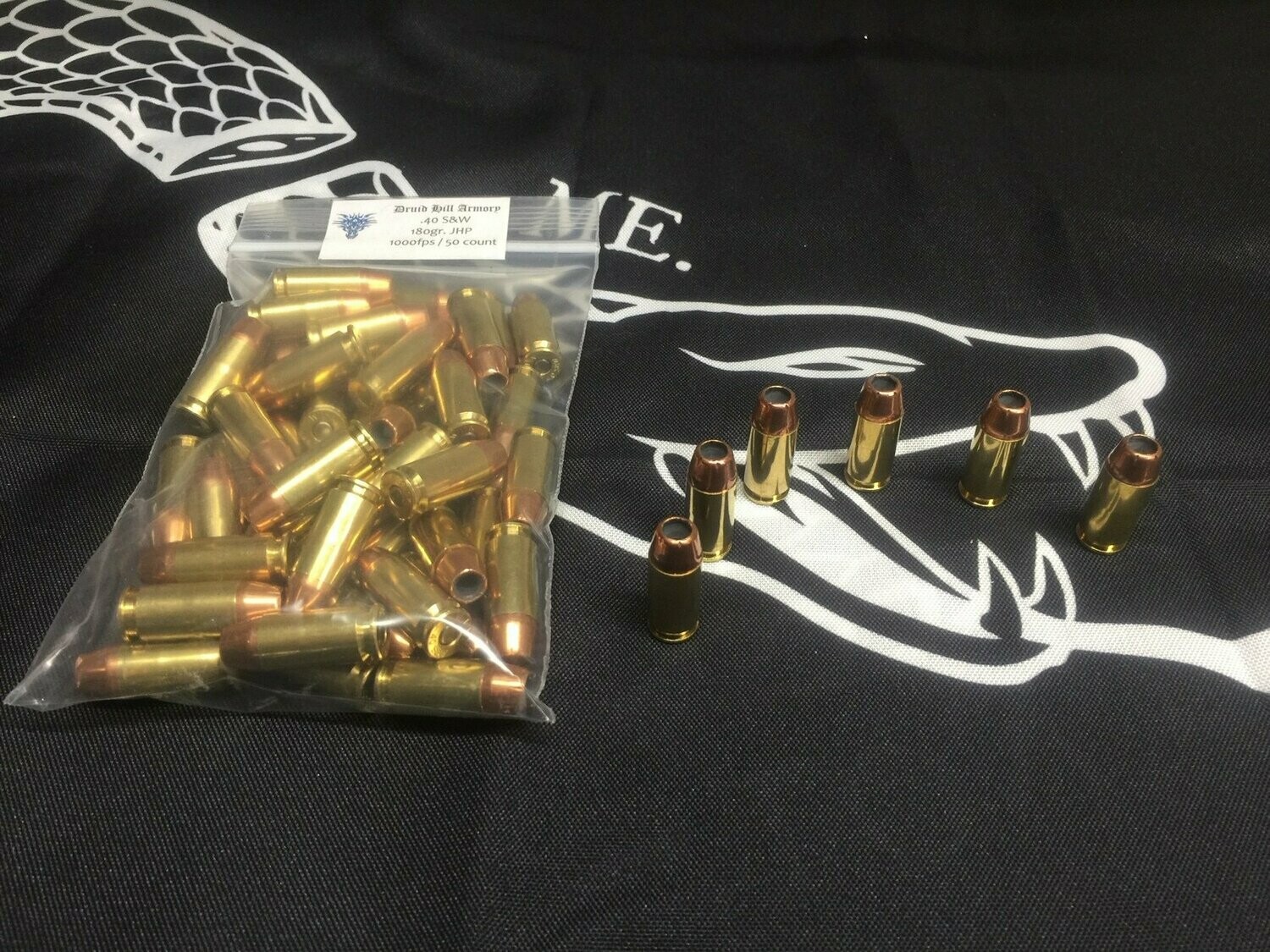 .40 S&W 180 Gr Jacketed Hollow Points (50 Rounds)