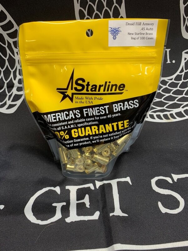 45 ACP New Starline Brass