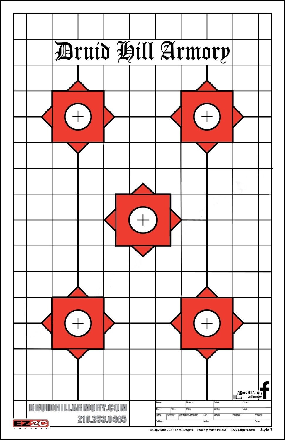 Druid Hill Armory EZ2C Targets