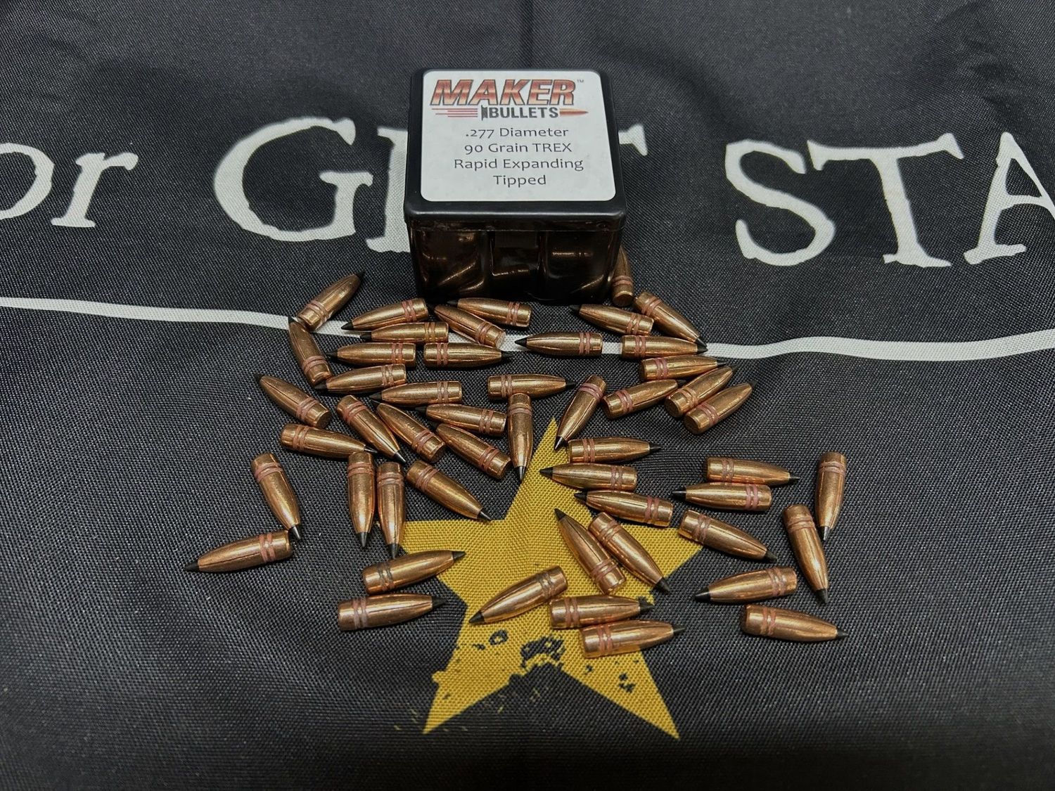 .277/6.8 Maker Tipped 90gr Rex Projectiles Only (50 Each)