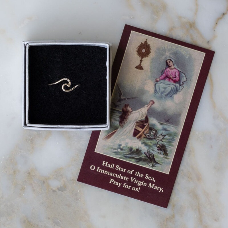 Star of the Sea Wave Ring