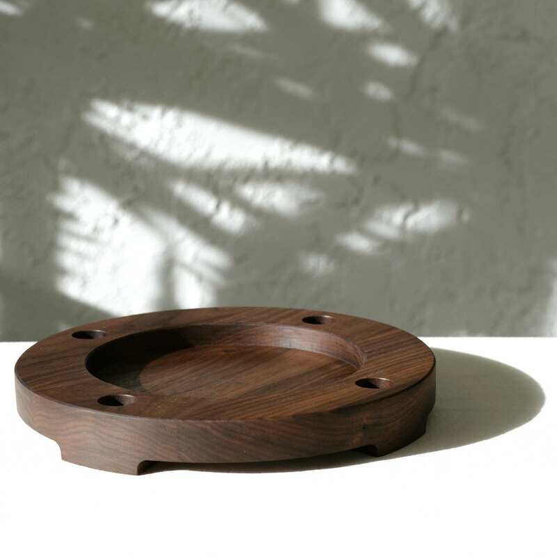 Blessed Boards Advent Wreath - Walnut/legs