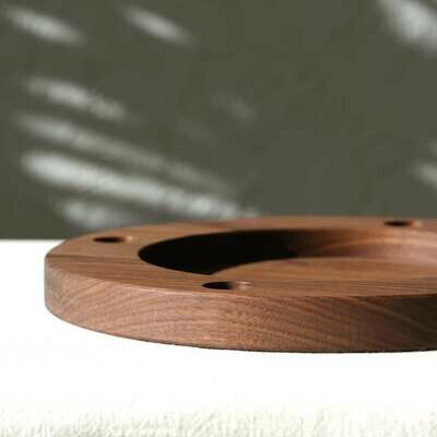 Blessed Boards Advent Wreath - Walnut/flat
