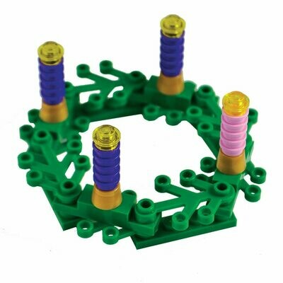 Advent Wreath with LEGO Bricks