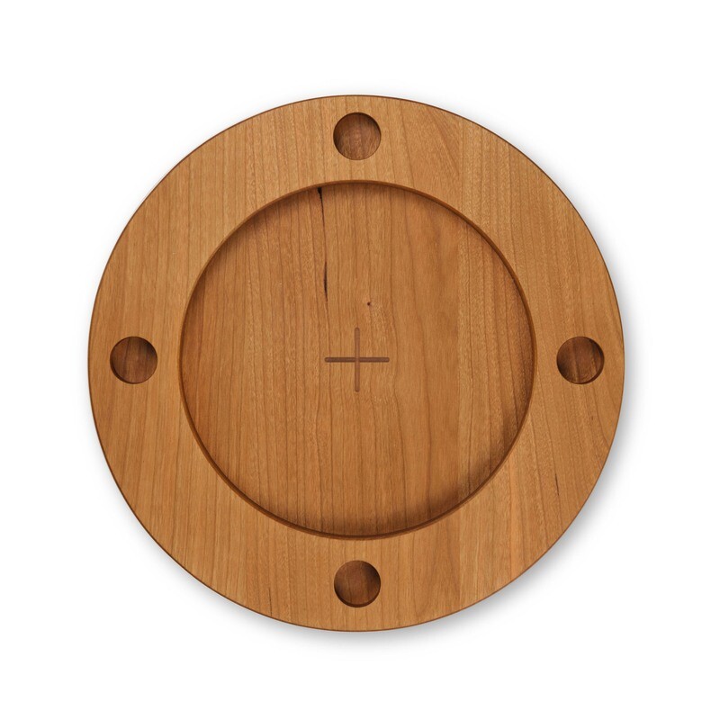 Blessed Boards Advent Wreath - Cherry/Flat