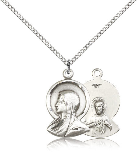 Bliss 0020SS/18S Sterling Madonna Necklace 