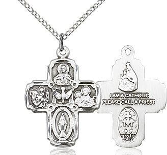 Bliss 0041SS/18S Sterling 5-Way Medal