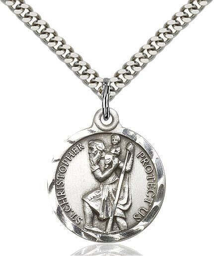 Bliss 0192CSS/24S St Christopher Medal Bliss 0192CSS/24S St Christopher Medal