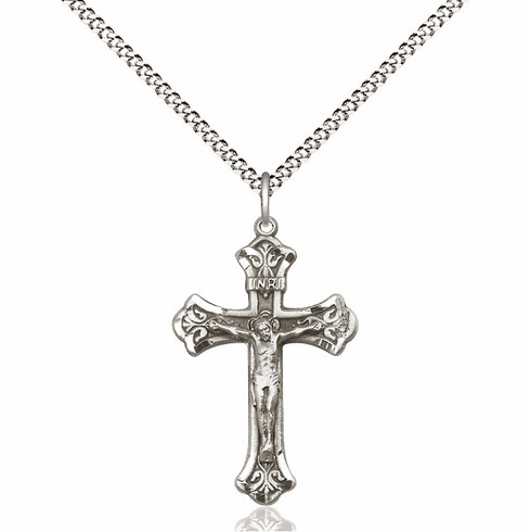 Bliss 0622SS/20S Crucifix  on 20" Chain