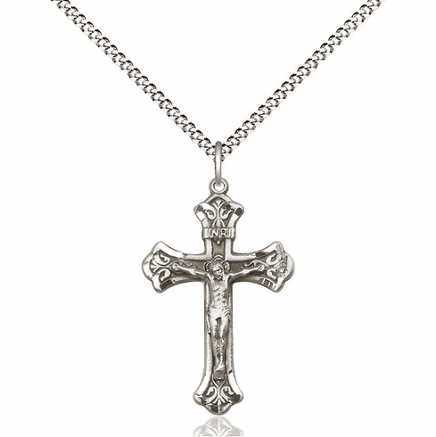Bliss 0622SS/20S Crucifix  on 20&quot; Chain