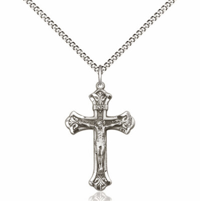 Bliss 0622SS/20S Crucifix  on 20&quot; Chain