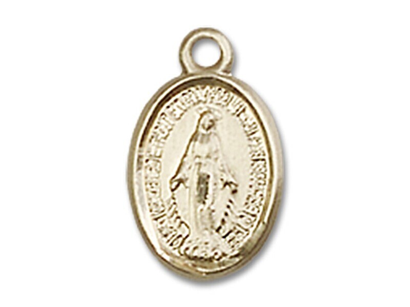 Bliss 0702MGF/18G Gold Miraculous Medal