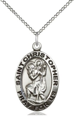 St Christopher on 24&quot; Chain