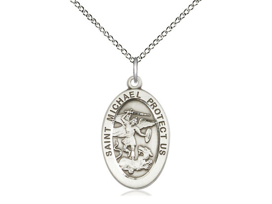 St Christopher Medal on 20&quot; Chain