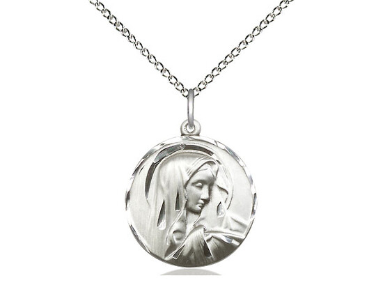 Bliss 4249SS/18S Sterling Sorrowful Mother