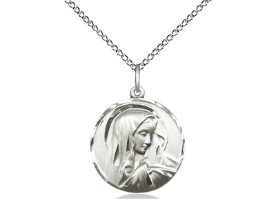 Bliss 4249SS/18S Sterling Sorrowful Mother