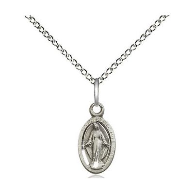 Bliss 4121MSS/18S Miraculous Medal 18" Chain