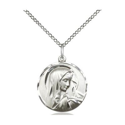 Bliss 4249SS/18S Sterling Sorrowful Mother