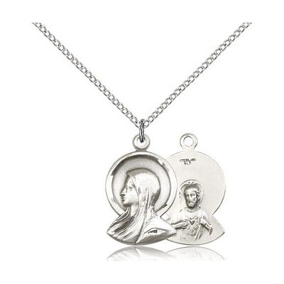 Bliss 0020SS/18S Sterling Madonna Necklace
