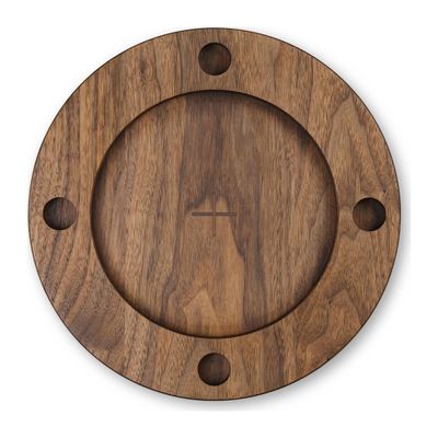 Blessed Boards Advent Wreath - Walnut/flat