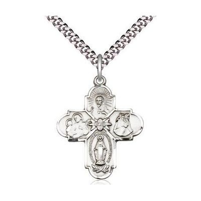 Bliss 0043SS/24S Sterling 4-Way Medal